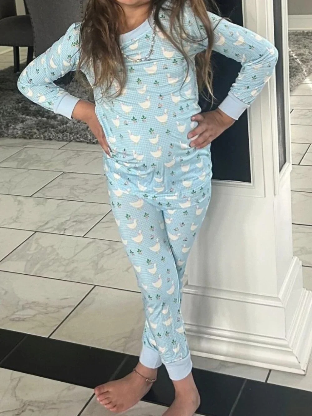 Silly Goose Bamboo Pajamas 3T Toddler NWT Soft Stretchy Cozy Two Piece Set